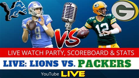 lions vs packers live stream free